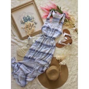 Anthropologie Cloth & Stone Sea Breeze Maxi